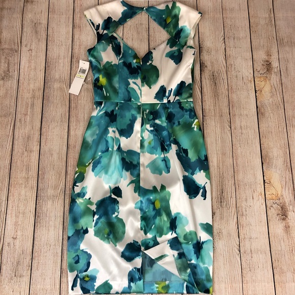 London Times Blue Cocktail Dress - Picture 12 of 15